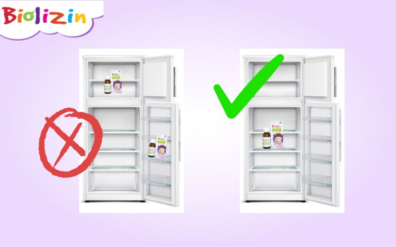 bảo quản biolizin: vị trí đặt trong tủ lạnh