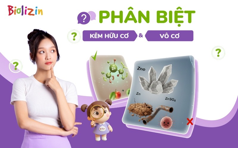 Phân biệt kẽm hữu cơ và vô cơ thumb