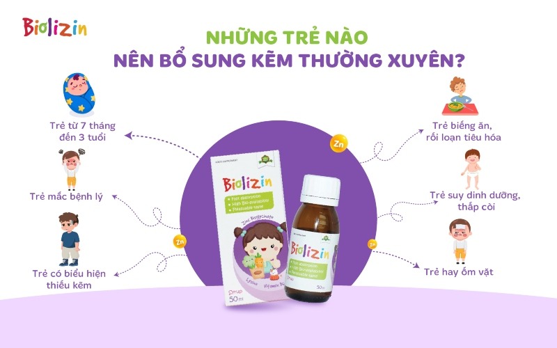 Có nên bổ sung kẽm thường xuyên cho trẻ