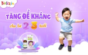 tăng đề kháng cho bé 2-3 tuổi