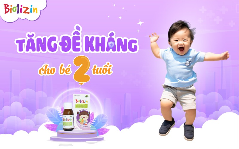 tăng đề kháng cho bé 2 tuổi