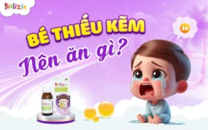 Bé thiếu kẽm ăn gì 1