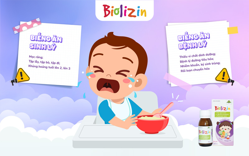 Phân biệt giữa biếng ăn sinh lý và biếng ăn bệnh lý