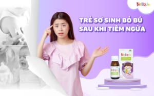 trẻ sơ sinh bỏ bú sau khi tiêm ngừa thumb