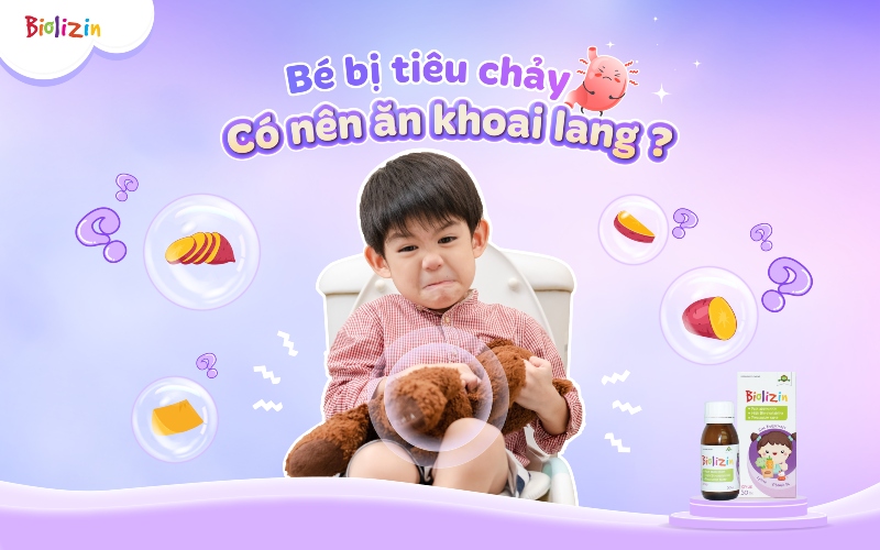 Bé bị tiêu chảy có nên ăn khoai lang-thumb