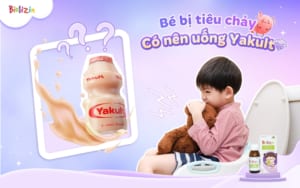 Bé bị tiêu chảy có nên uống yakult không-thumb