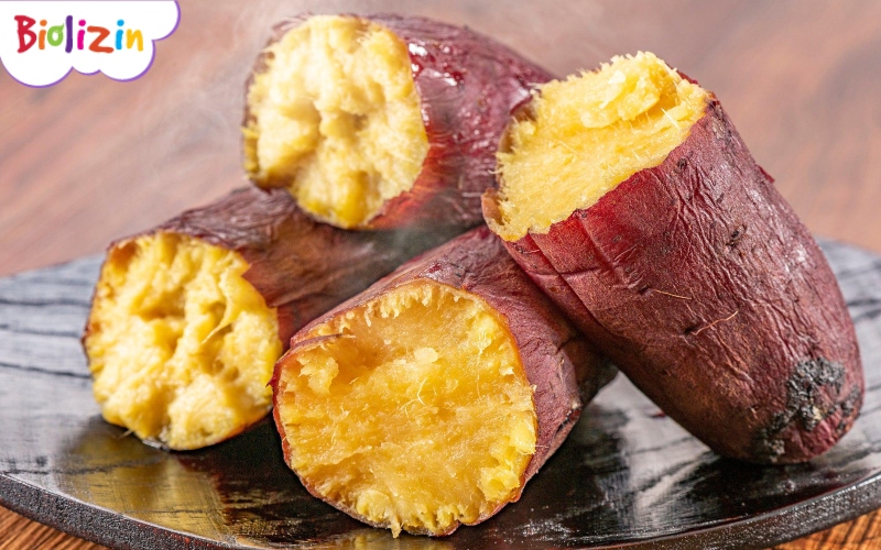 bé tiêu chảy ăn khoai lang 11