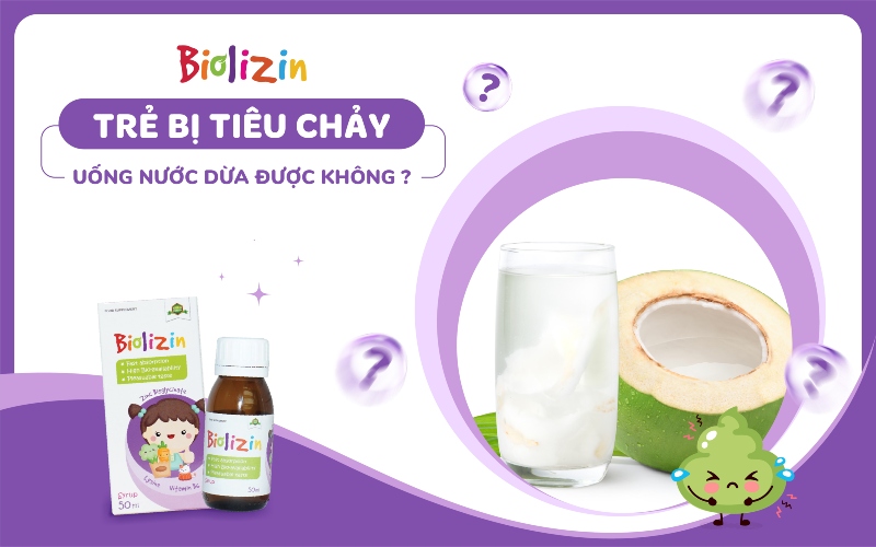 bị tiêu chảy uống nước dừa được không