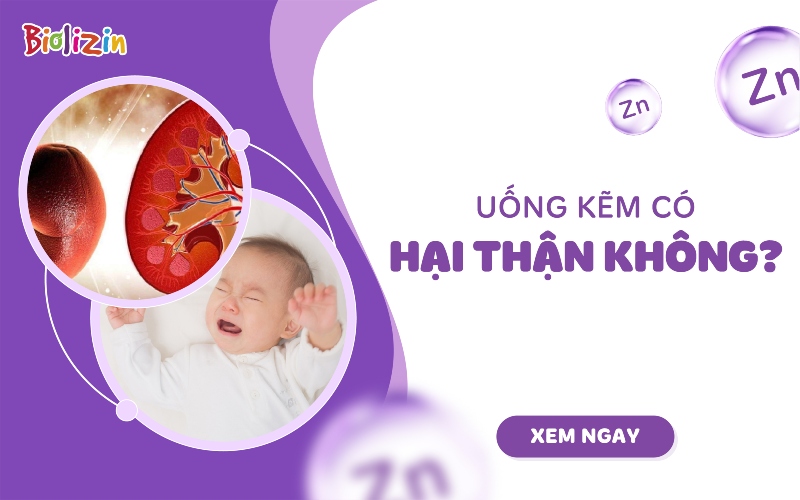 uống kẽm có hại thận không