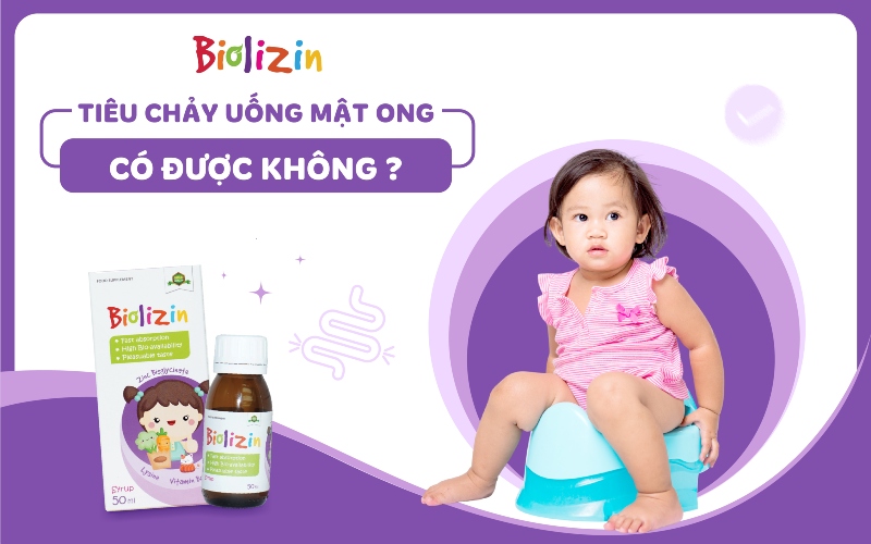 tiêu chảy uống mật ong có được không thumb