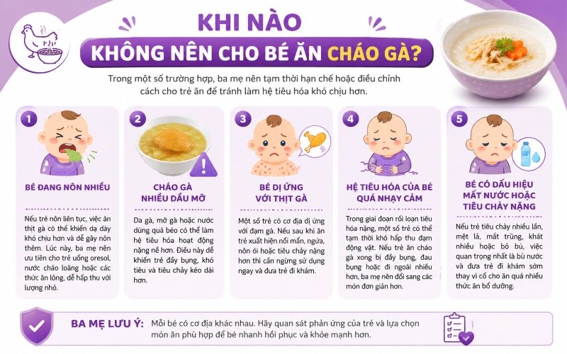 Bị tiêu chảy ăn cháo gà được không 1