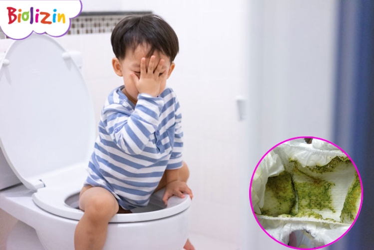 trẻ 1 tuổi đi ngoài 4 lần trong ngày 2