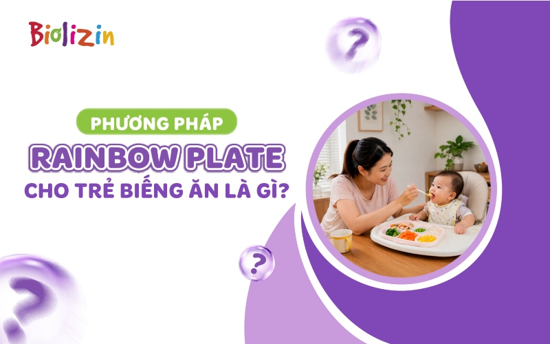 Rainbow Plate cho trẻ biếng ăn là gì?